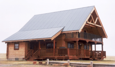 A barn with a metal roof, built by ADCO Metals