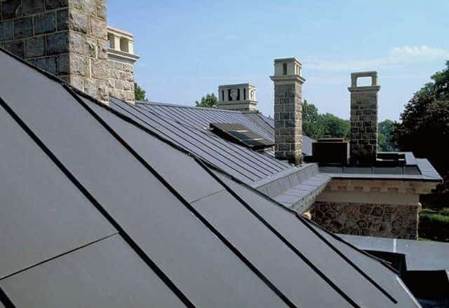 Metal Roof. Concept image of metal roofing and building services of ADCO Metals.